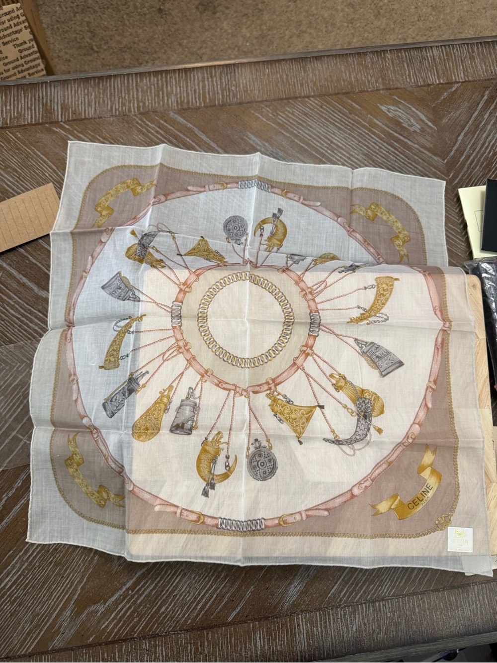 vintage Celine handkerchief/Scarf